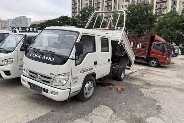 Foton Times Xiaoyun 7 82HP 4X2 2.93m single-axle dump truck, used diesel dump truck