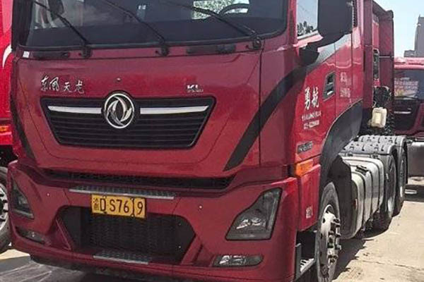 Dongfeng Commercial Vehicles Tianlong KL heavy-duty truck, 520 hp, 6x4 tractor (China VI) dual-drive, used Dongfeng tractor.