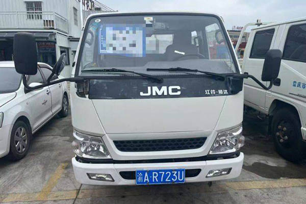 good Jiangling Shunda small truck, 116 horsepower, 3.3m row semi-flatbed light truck, single axle, used JAC power truck