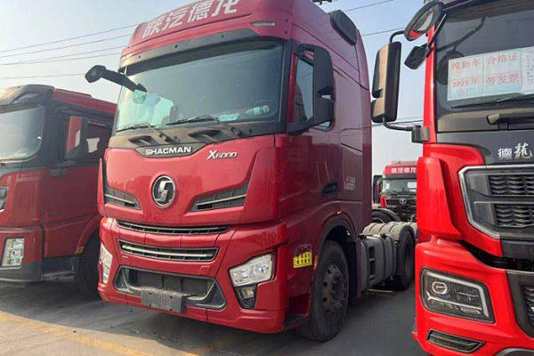 Shacman Cummins Delong X6000 440HP 6X4 tractor (National V) dual-drive used Cummins tractor in China