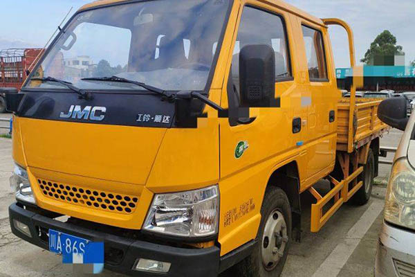 Jiangling Shunda Light Truck Deluxe Edition 116HP 2.755 Double Cab Sideboard Light Truck Single Axle Chaochai Used Truck