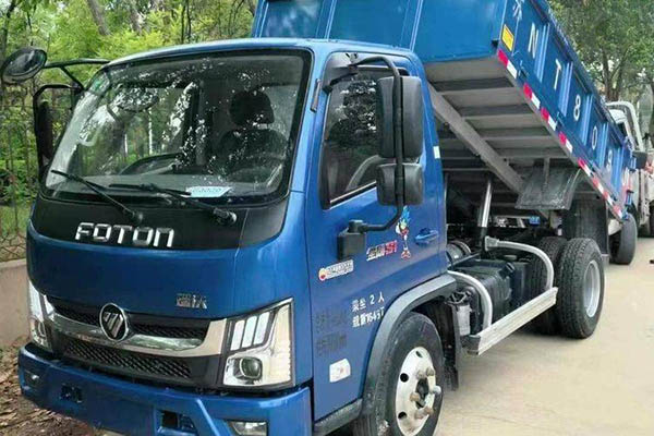 Foton Ruiwo King Kong S1 PLUS 150HP 4x2 3.3m single-axle dump truck, used diesel dump truck