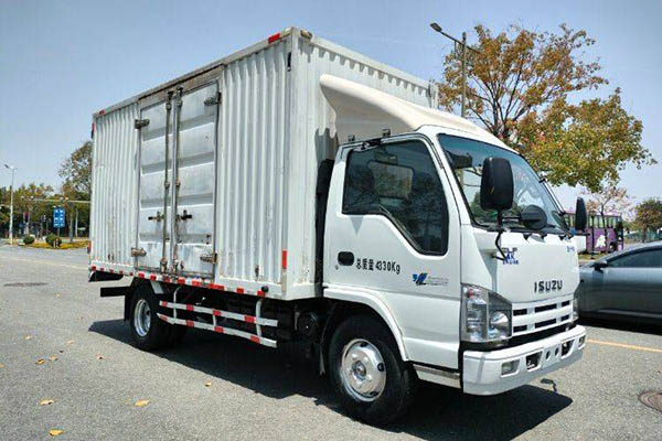 Jiangling Shunda wide-body standard model, 116 hp, 4.02m single-row van light truck, single axle. Used Jiangxi Isuzu truck for sale