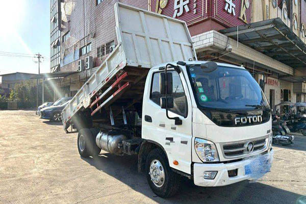 Foton Ruiwo ES3 154HP 4.2m single-axle dump truck. Used Weichai dump truck for sale