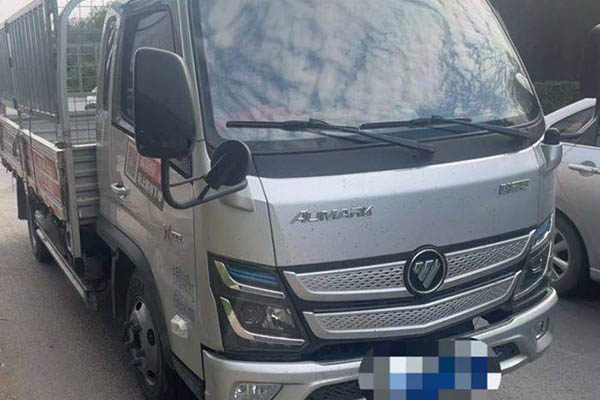 Foton Aumark X 122HP 3.95m single-axle semi-flatbed light truck, Yunnei Power used for sale
