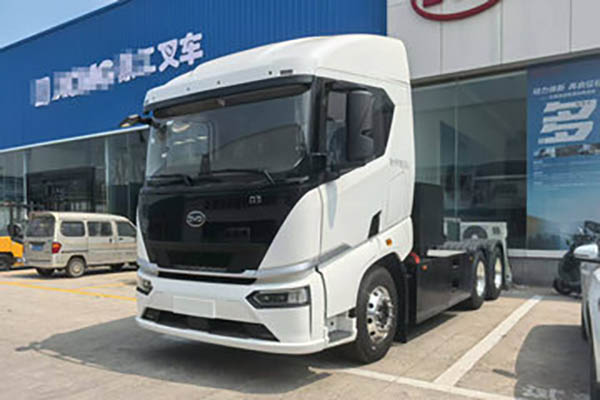 BYD Q3 6X4 Pure Electric Tractor Truck Fudi 637kWh for sale