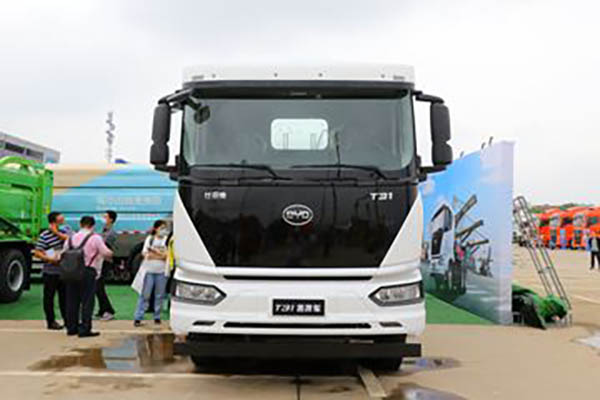 BYD T31 31T 8x4 7m3 concrete mixer truck (CIMC Jiangmen) (BYD5310GJBEV1)