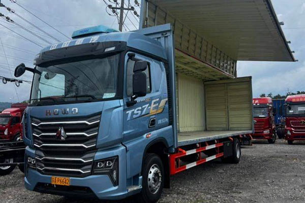 Used Sinotruk HOWO TS7 Classic Edition 6.9L Diesel 290HP 4X2 10-speed 9.6m Box Truck