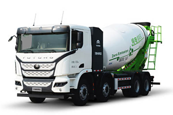 Yutong heavy truck 8X4 7 cubic meter pure electric concrete mixer truck