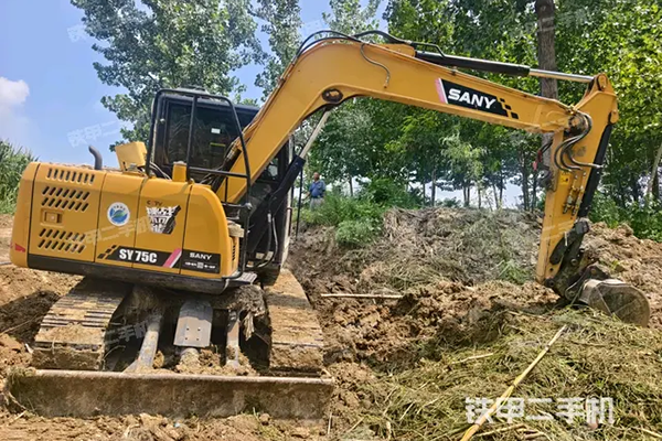 good Sany SY75C excavator