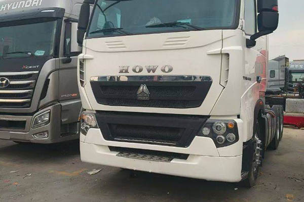 Sinotruk HOWO T7H heavy-duty truck, 480 hp, 6x4 dual-drive, used Sinotruk tractor