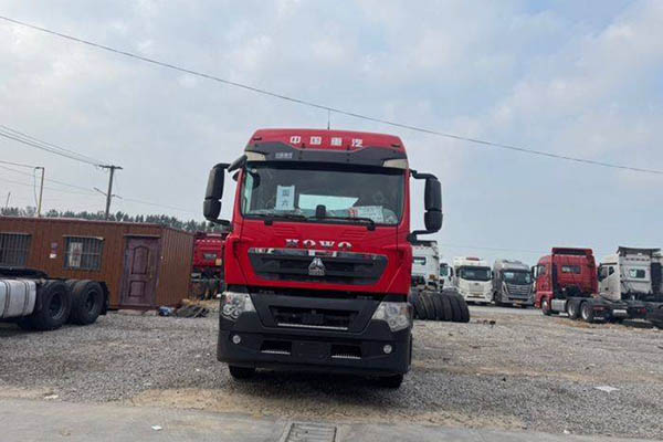 good Sinotruk HOWO TX heavy-duty truck, 460 hp, 6x4, AMT automatic transmission, dual-drive, used MAN tractor truck