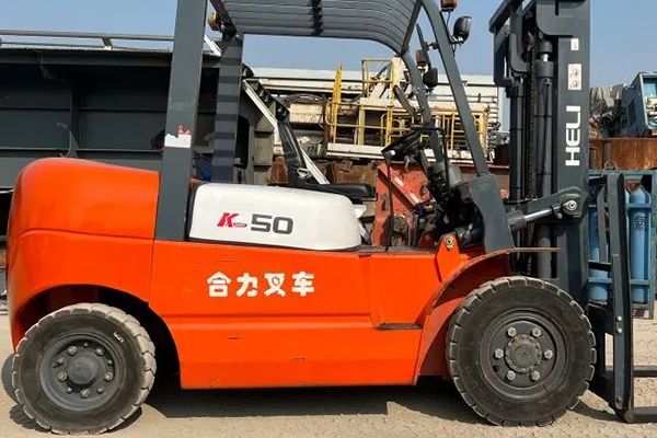 good 2 Masts Stages Used Heli Forklift Diesel Forklift Wheel Forklifts for Hot Sale