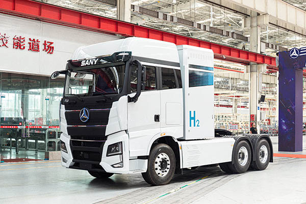 Sany Heavy Truck Jiangshan Hydrogen Fuel Electric Tractor