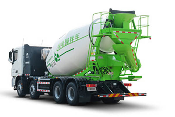 sale Yutong heavy truck 8X4 7 cubic meter pure electric concrete mixer truck