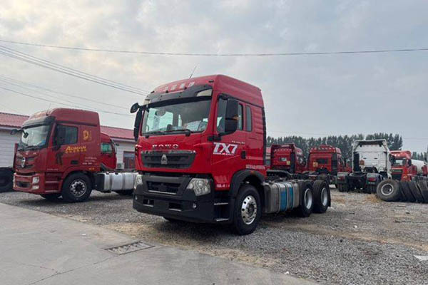 Sinotruk HOWO TX heavy-duty truck, 460 hp, 6x4, AMT automatic transmission, dual-drive, used MAN tractor truck