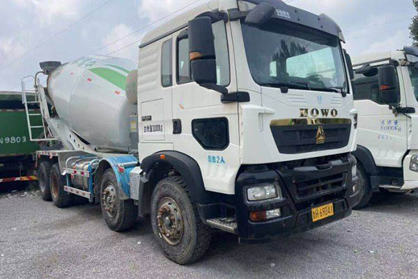 Sinotruk HOWO TX 340HP 8X4 7.5m³ concrete mixer truck. Used Weichai concrete mixer truck for sale