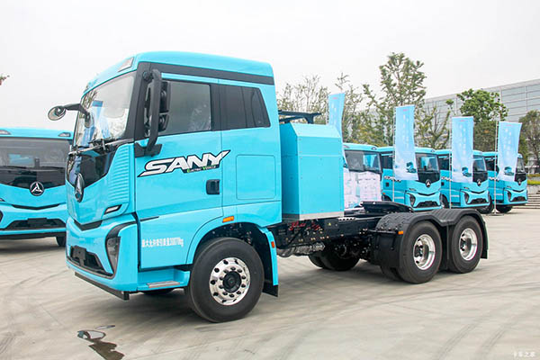 Sany Jiangshan SE heavy truck electric tractor