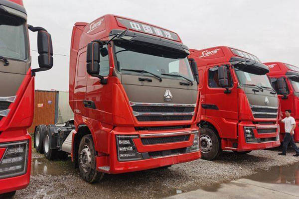 Sinotruk HOWO TH7 heavy-duty truck, 540 hp, 6x4 dual-drive, used MAN tractor for sale