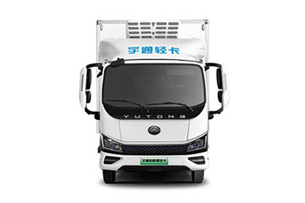Yutong T5 Changxing Series Light Truck, Air Brake, 4.08m, Single-Row, Pure Electric Refrigerated Truck, Deep Lan 100.46kWh for sale