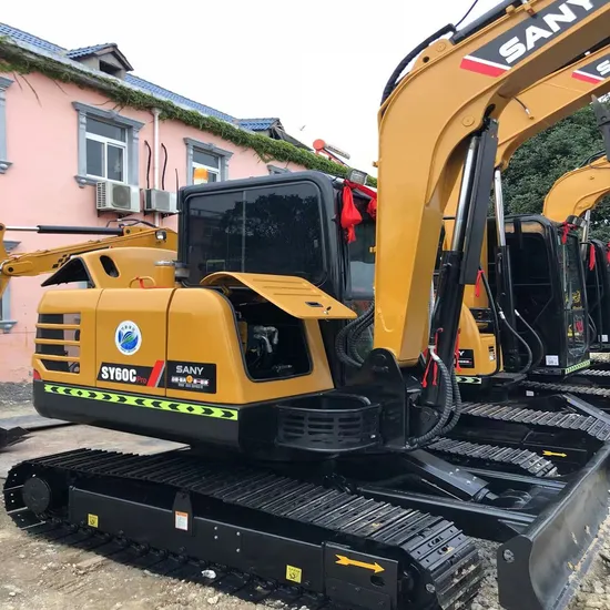 good 6 Ton Small Used Sany 60 Excavator Home Use EPA Euro 5 Excavator Farm Used Mini Excavator for Sale