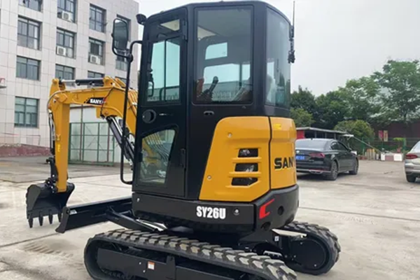 Brand New Excavator Sany Sy26u 2.6ton Small Equipment Original Rubber Track Digger in China