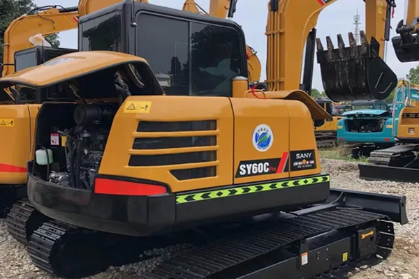 6 Ton Small Used Sany 60 Excavator Home Use EPA Euro 5 Excavator Farm Used Mini Excavator for Sale