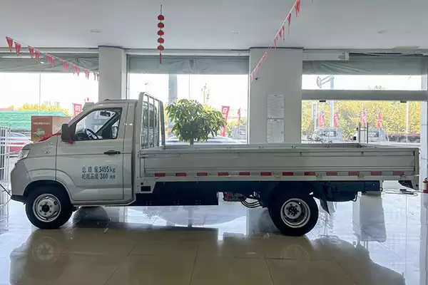 Chery X7 Long Range Hydraulic Brake 3.815m Single-Row Pure Electric Flatbed Mini Truck 62.98kWh for sale