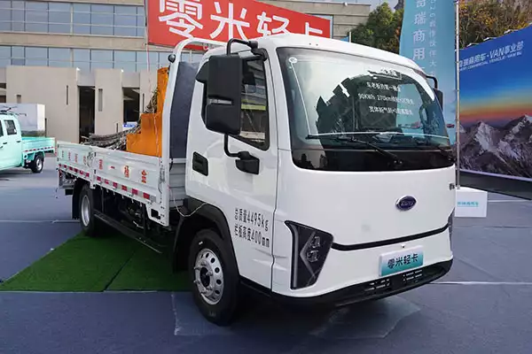 Zero Meter Operational Version 4x2 4.08-meter Single-row Pure Electric Refrigerated Truck 140kWh