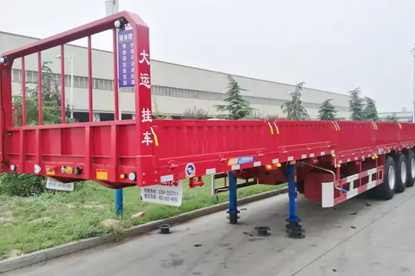 good Dayun 13-meter gooseneck low-sided semi-traile