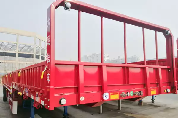 Dayun 13-meter gooseneck low-sided semi-traile