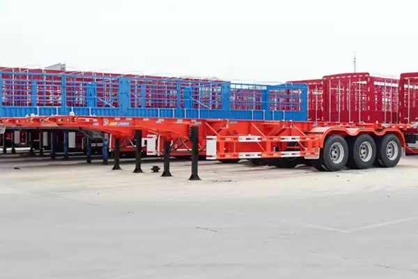 sale Dayun 40-foot straight beam container skeleton semi-trailer