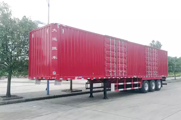 Dayun 13.75-meter box semi-trailer for sale