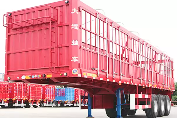 sale Dayun 11.5-meter flatbed semi-trailer with split cargo bed (large single tire)