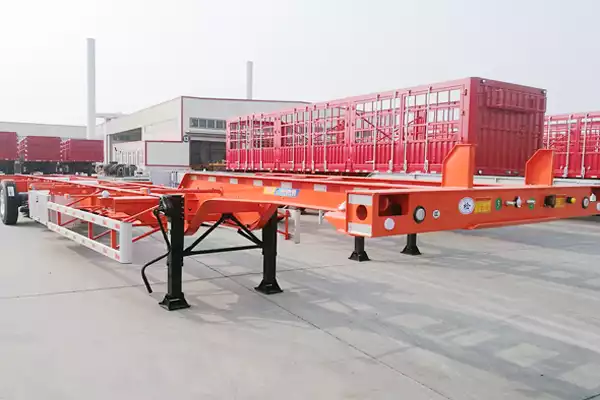 Dayun 45-foot container skeleton semi-trailer in China