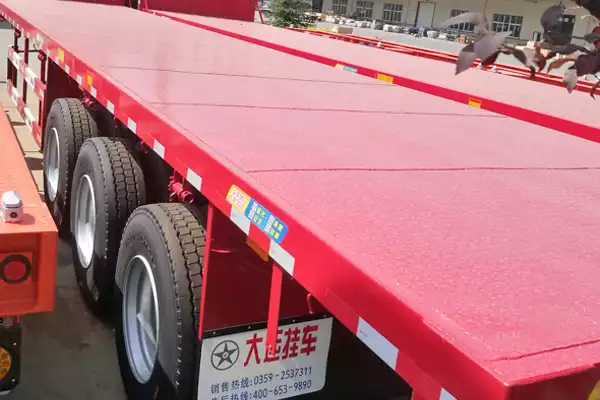 sale Dayun 13-meter flatbed semi-trailer